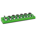 0969-0 - 1/2" MAGNETIC SOCKET HOLDER, SAE, 3/8" - 1-1/4 (GREEN)