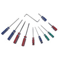 1617-0 - 11-PC SCREWDRIVER SET W/ CLEAR HANDLES