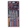 1617-0 - 11-PC SCREWDRIVER SET W/ CLEAR HANDLES