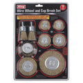 1769-0 - 9-PC WIRE WHEEL & CUP BRUSH SET