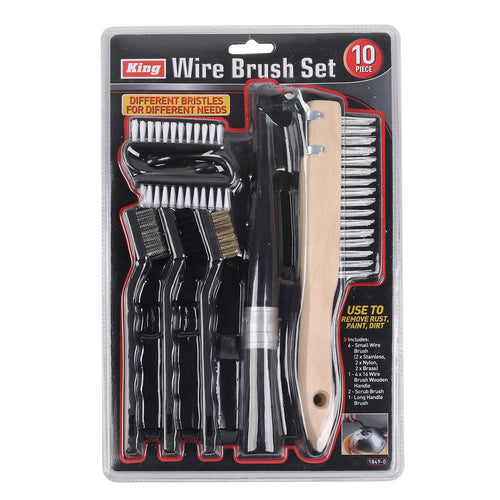 1849-0 - 10-PC WIRE BRUSH SET