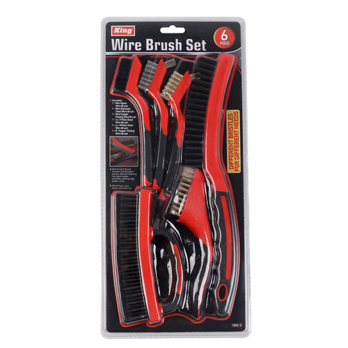 1850-0 - 6-PC WIRE BRUSH SET