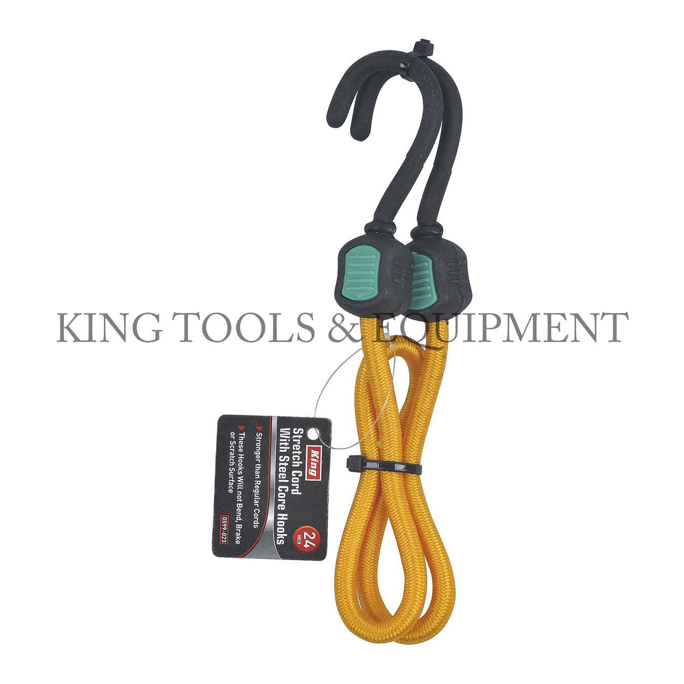 24 Heavy-Duty BUNGEE CORD w/ Hooks - 0599-0 – King Tools & Equipment
