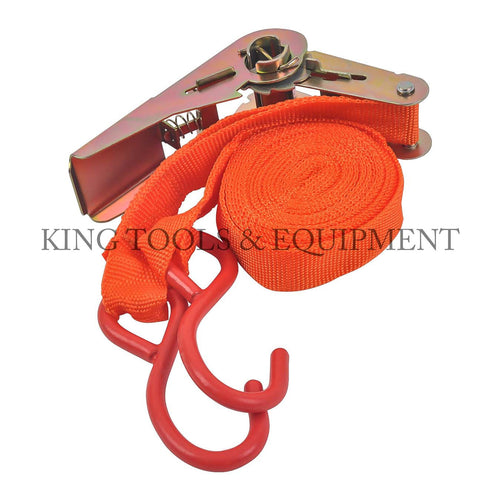 KING 1" x 15' RATCHET TIE DOWN, Orange